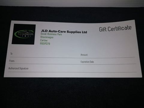 JLD Autocare Gift Card
